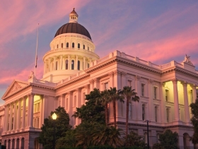 The City of Sacramento California Capital Dome 