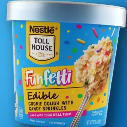 nestle toll house funfetti cookie dough container