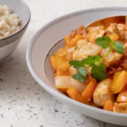 indian chicken stir-fry