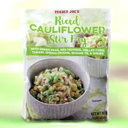 Trader Joe's riced cauliflower stir fry