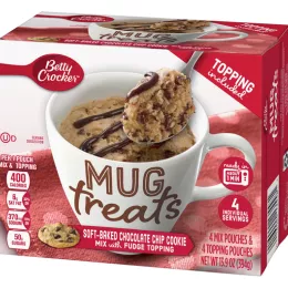 box of Betty Crocker Mug Treats