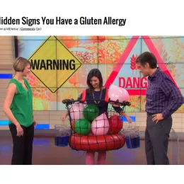 Dr. Oz gluten allergy screen capture