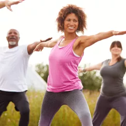 woman exercising