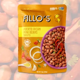 packet of Fillo's Peurto Rican pink beans sofrito