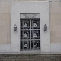 The façade of the Federal Trade Commission building