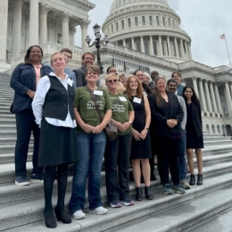 CSPI staff at a Hill Day event for GusNIP