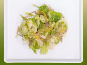 Brussels sprouts with orange dressing