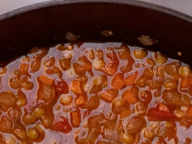 lentil soup in a bowl