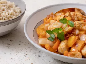 indian chicken stir-fry