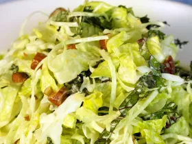 smoked almond Caesar salad