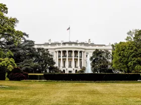 The White House and its lawn