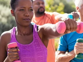 people working out