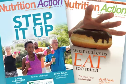 Nutrition Action covers