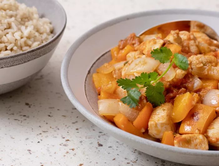 indian chicken stir-fry