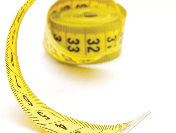 measuring tape wrapped up