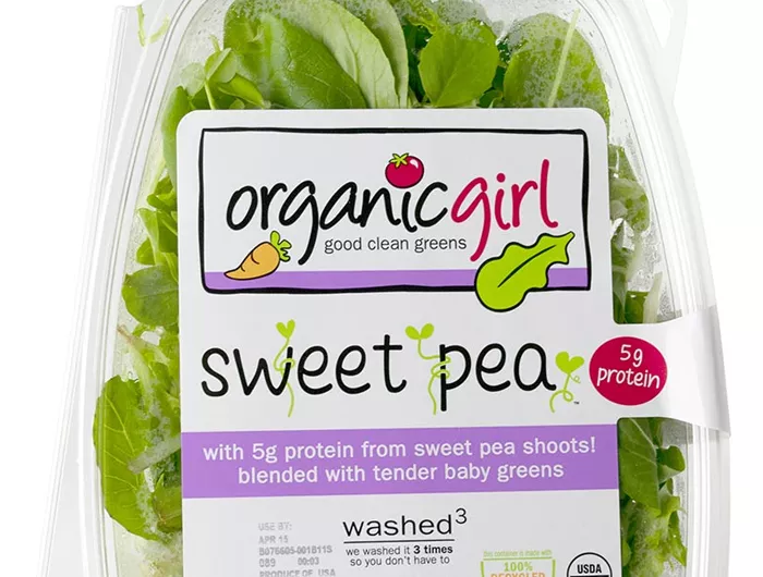 package of sweet pea greens