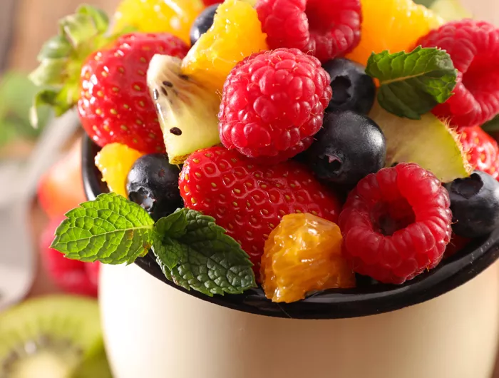 bowl of mixed fruit