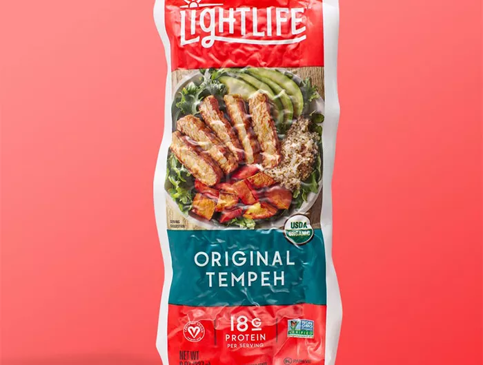 front package of tempeh