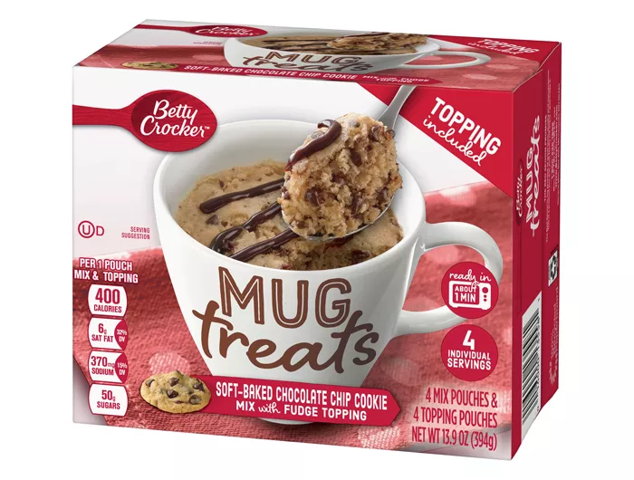 box of Betty Crocker Mug Treats