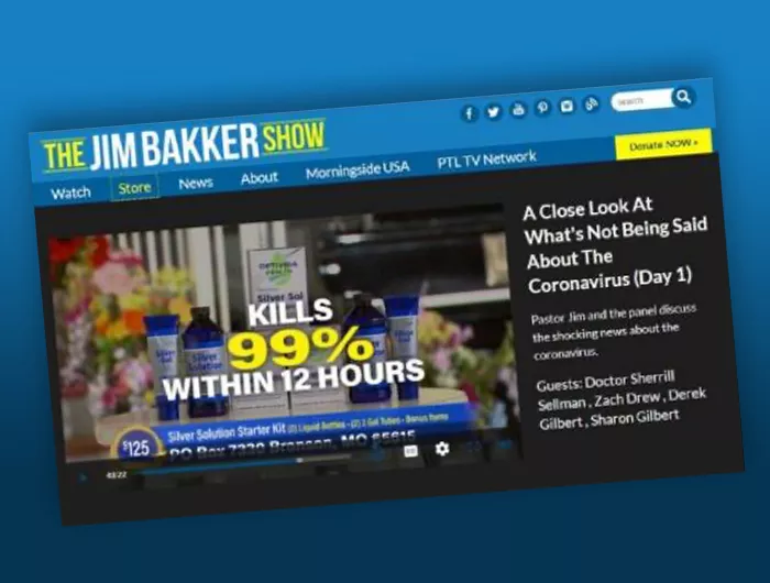 Jim Bakker show screen capture