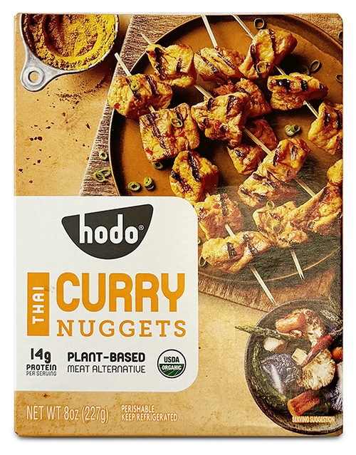 psckage of Hodo Thai Curry Nuggets