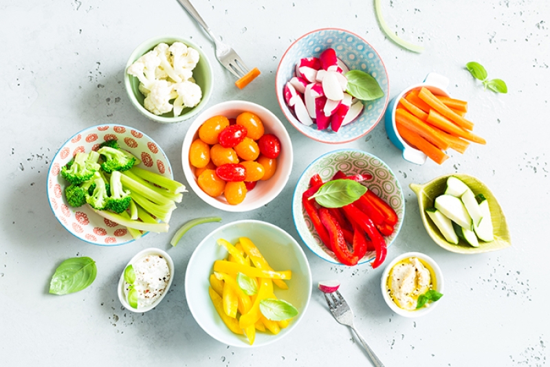 mixed vegetable snacks