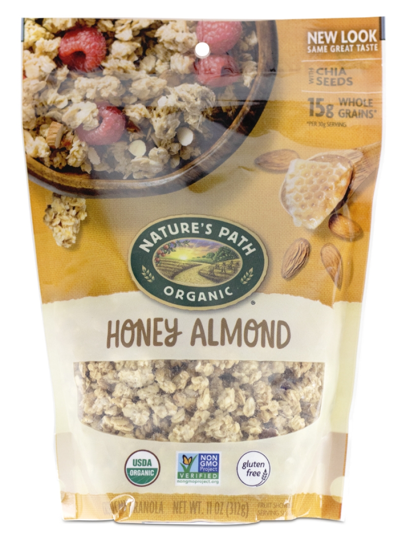 nature's path honey almond granola