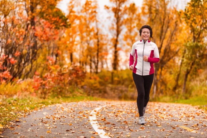 woman running