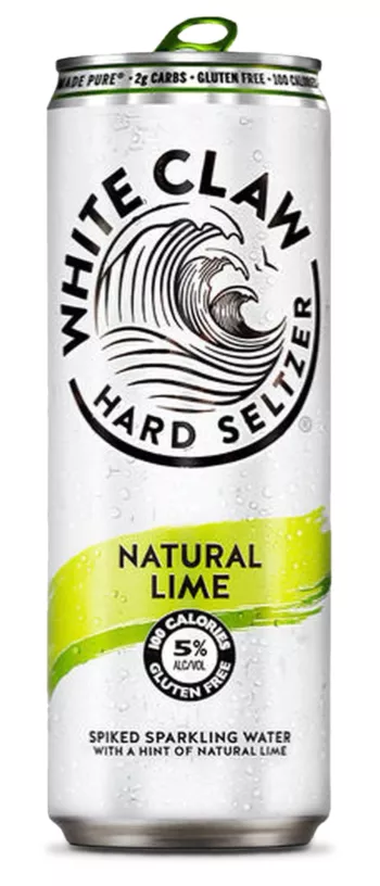 white claw natural lime hard seltzer