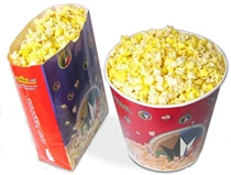 How many calories does movie popcorn have?